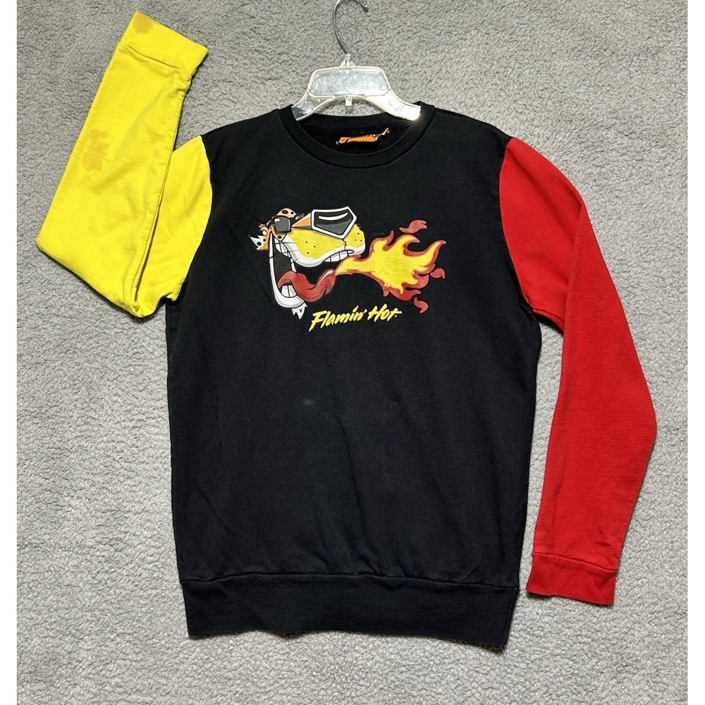 Cheetos Flamin' Hot Chester Cheetah Long Sleeve Shirt Mens‎ Sz Medium Chips